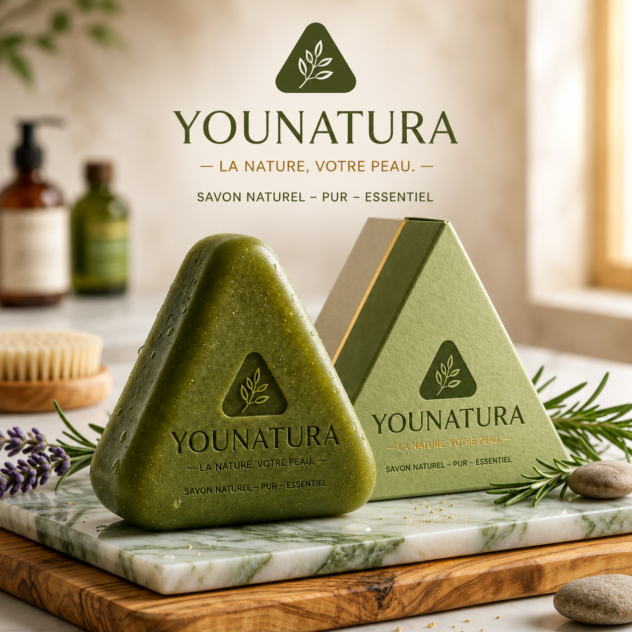 Shampoing à base de plantes naturelles