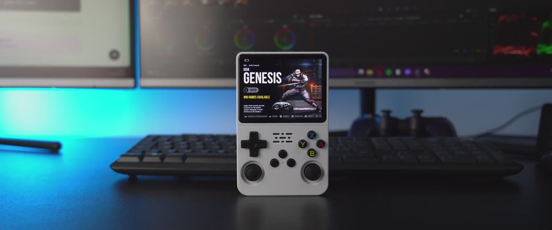 Load video: <p><strong>Game Search</strong></p><p>Filter games by console, name or use our search menu to quickly search for any one of 20,000+ games.</p><p><strong>Favorites</strong></p><p>Add your most-played games to your own personal favorites folder for quick, easy access.<br/><br/><strong>Kids Mode</strong></p><p>Parents can turn on kids mode which will hide all age restricted games.</p>